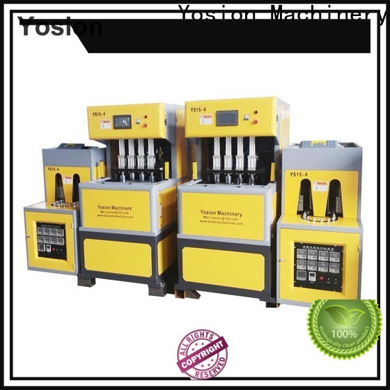 Yosion Machinery 2 cavity semi automatic pet bottle blowing machine for business for making bottle