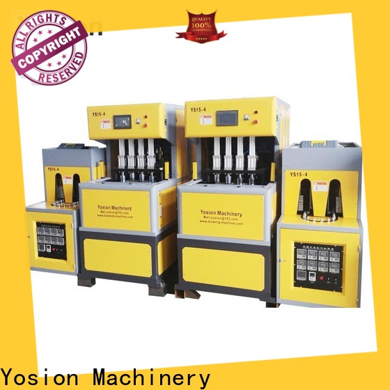 Yosion Machinery semi automatic bottle blowing machine. company for hand washing bottle