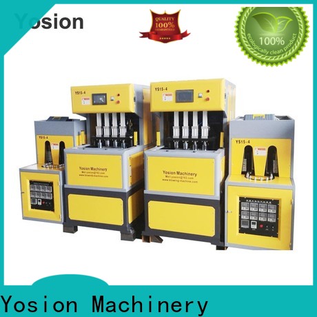 Yosion Machinery high-quality 2 cavity semi automatic pet bottle blowing machine supply for thicker bottle making