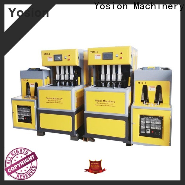 Yosion Machinery best semi auto pet blow moulding machine manufacturers for cosmetics bottle