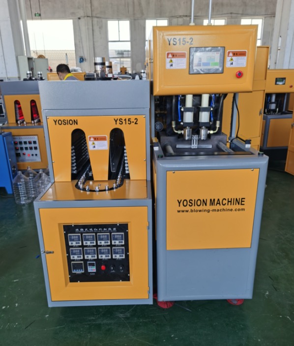 2 Cavity semi automatic bottle blowing machine can make max. volume 2.5L bottle (YS15-2)